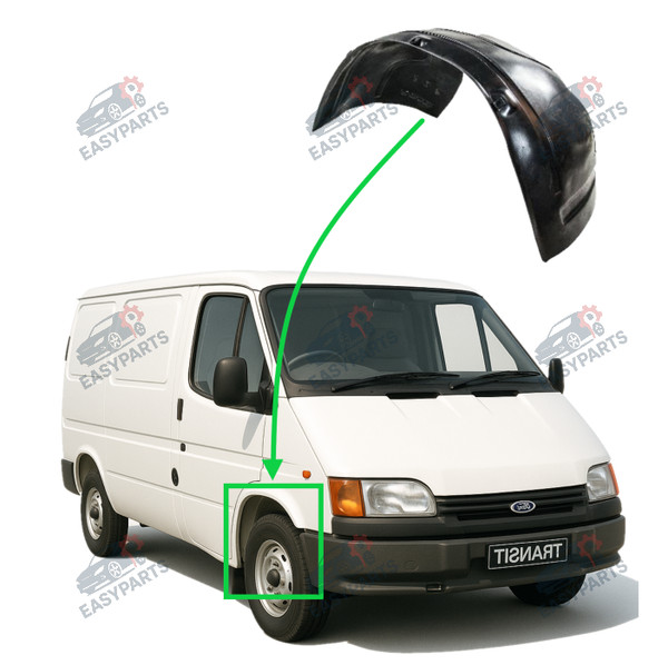 Radlauf StoßStange Locaro Vorne Rechts FüR Ford Transit 1991 - 1994-image