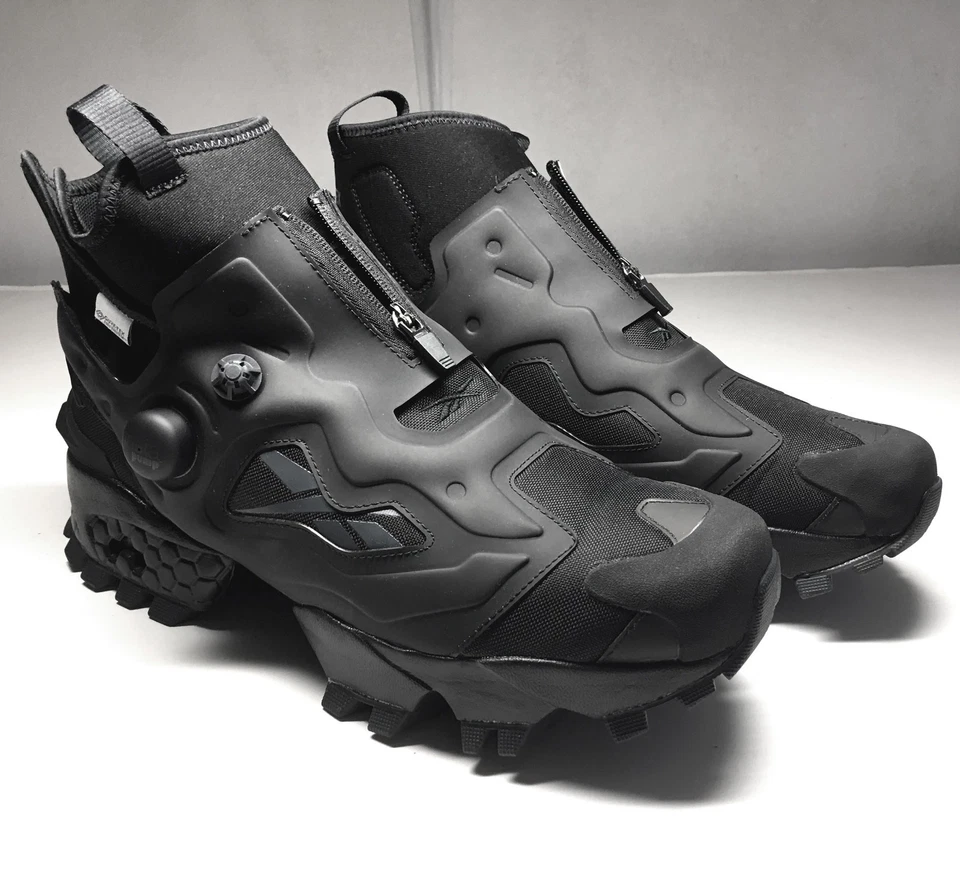 REEBOK INSTAPUMP FURY X GTX BLACK SNEAKERS EU45 US 11 UK 10,5 NEUWERTIG RAR - Bild 1 von 4