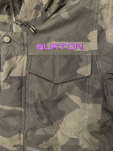 BURTON Dhaka covert jacket living lining insulated camo jacket Mens Size XS - Picture 5 of 17