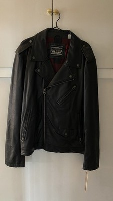 Levi s Mens Faux Leather Zip Moto Jacket XL