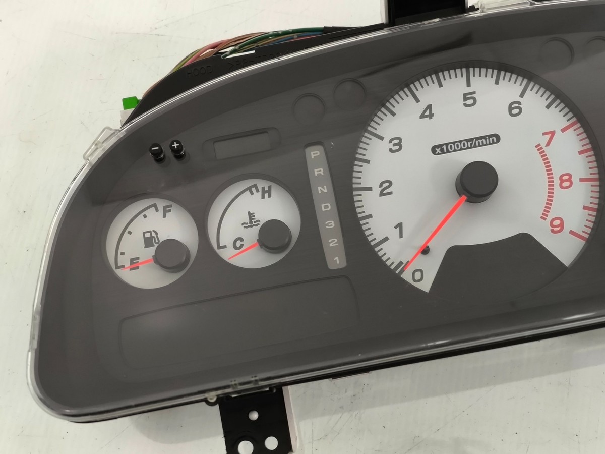 JDM Subaru Impreza GC8 GF8 A/T WRX WHITE Speedometer Cluster Meter