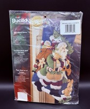SEALED Bucilla 2005 Woodland Santa 18" Felt Stocking Kit 85179 NEW