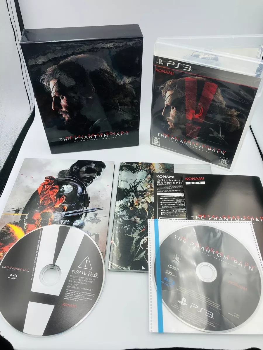 Metal Gear Solid V Phantom Pain Special Edition Japan with artbook 2-disc PS3