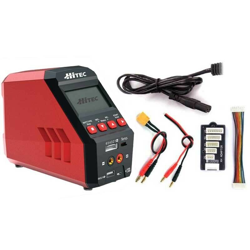 Hitec RDX1 Pro 100W AC/DC Battery Charger & Discharger LiPo LiFe LiIon NiCd NiMH