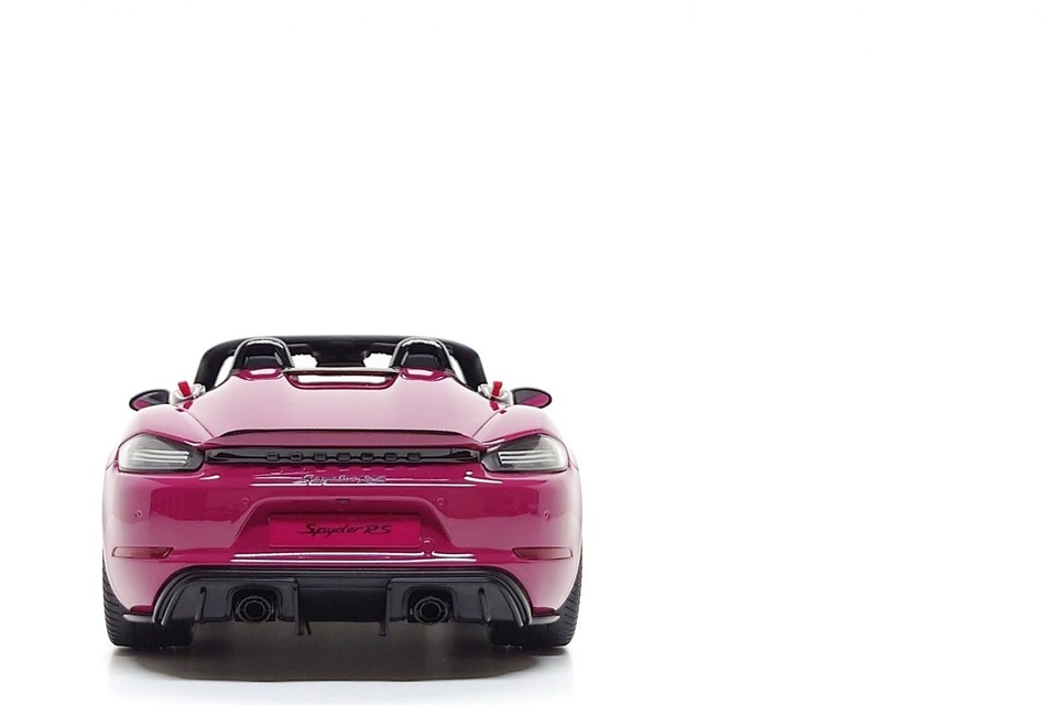 Porsche 718 Spyder RS WP 1:18 GT Spirit Rosa - 20 anos! Loja on-line de miniaturas colecionáveis