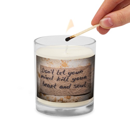 Mind Glass jar soy wax candle - Picture 2 of 2