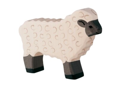 Holztiger 80602 Blackhead Sheep 11 Cm Wooden Figures Series Farmland