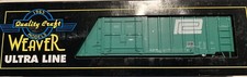 WEAVER 3 RIELES PENN CENTRAL 50’ ENCHUFE PUERTA BOXCAR! VAGÓN DE CARGA ESCALA O