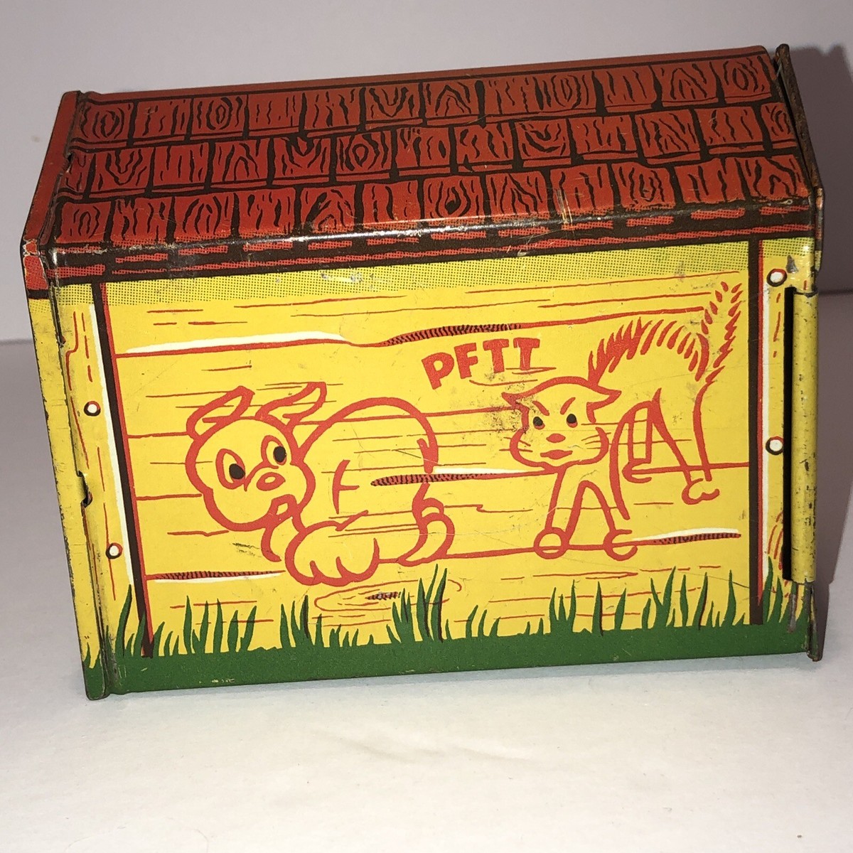 Vintage 1950's Pooch The Pop Out Pup Tin Litho Dog House. | eBay