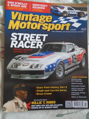 Vintage Motorsport 2011/6 Corvette ZL1, Don O'Reilly & Speed Age