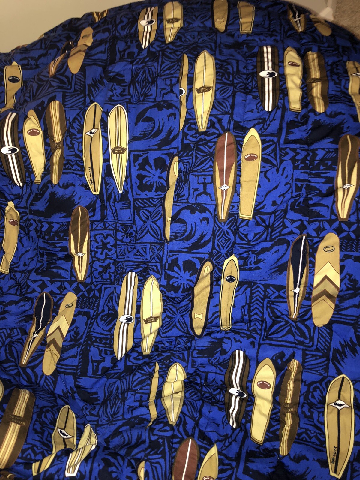 Dean Miller Surf Bedding Queen Größe Comforter With Flaws Please Read Dean Miller Surf Bedding Queen Größe Comforter With Flaws Please Read