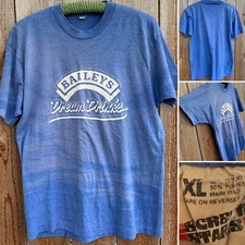 Vintage Bailey’s Dream Drinks T-Shirts Screen Stars XL 80s 1980s Made In USA