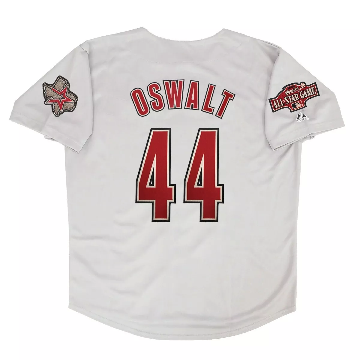 Roy Oswalt 2004 Houston Astros Grey Road Men's Jersey w/ All Star  Patch