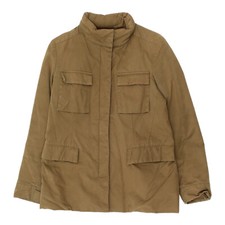 Moncler Womens Brown Padded Utility Jacket | Vintage High End Luxury Designer