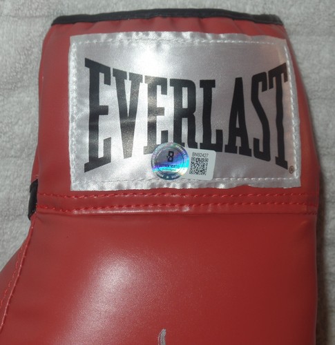 GUANTO DA BOXE JESSE BAM RODRIGUEZ FIRMATO AUTO'D EVERLAST BAS COA WBC CHAMP C - Foto 3 di 4