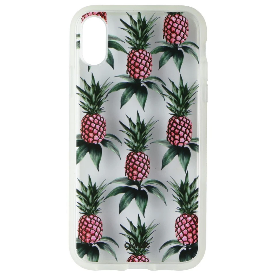 Funda rígida Sonix transparente para Apple iPhone XR - dorada piña/transparente Foto 2 de 3