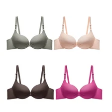 30-42 AAA AA A B Cup Women Bras Underwire Brassiere Light Padded Lingerie Gifts