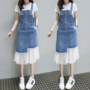 denim slip dress