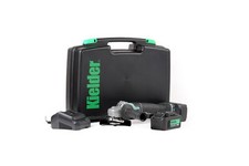 KIELDER 115MM ANGLE GRINDER 18V WITH 2 X 5.0 AH BATTERIES & CARRY CASE