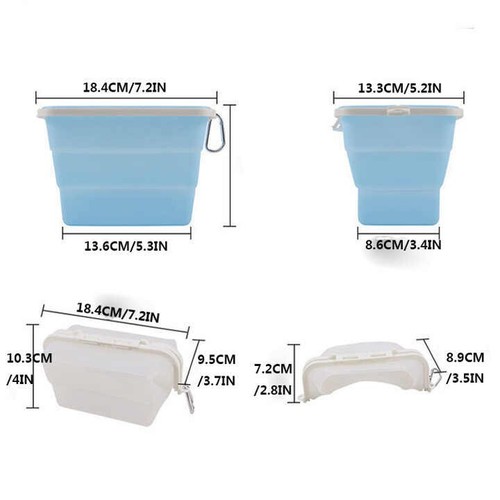Food grade silicone fresh-keeping box Reusable Collapsible Food Containers - Picture 2 of 16