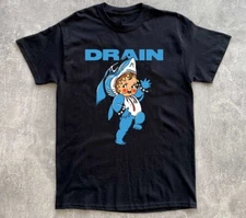 NEW Drain Band Short Sleeve Black All Size Gift Fan T-Shirt  OM119