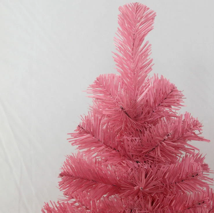 Pink Artificial Christmas Xmas Tree Winter Holiday Seasonal 2 3 4 5 6 7 8 9 ft - Image 3 of 4