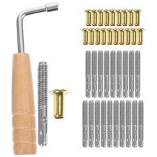 Lyre Harp Pegs Lyre String Peg String Fixator Pegs with Tuning Wrench