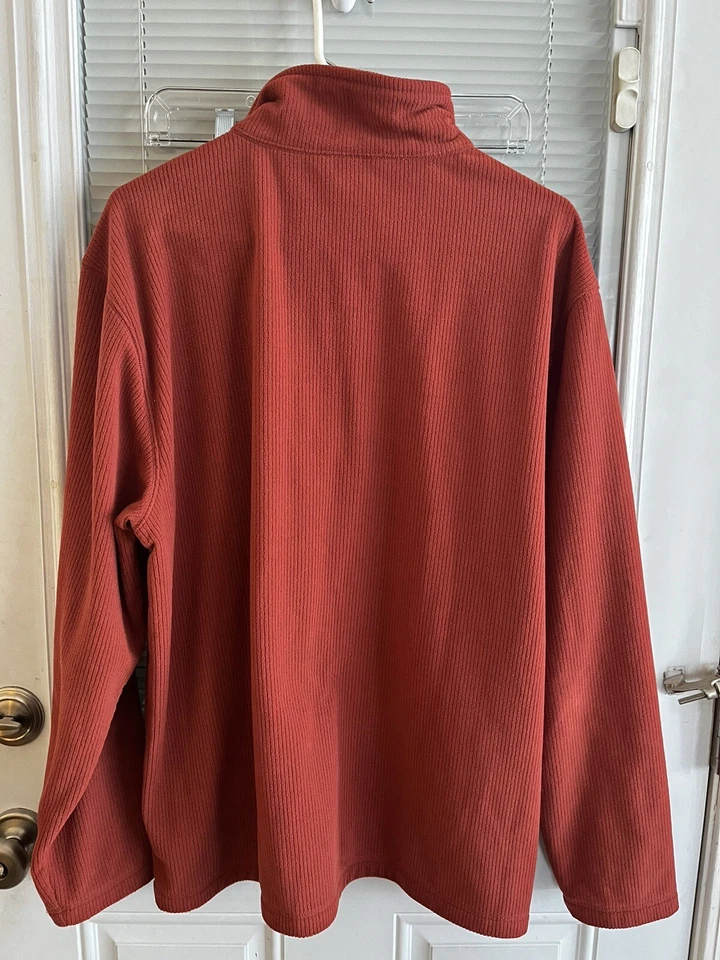 Suéter Great Northwest Performance Polar 1/4 Cremallera Pullover Óxido Talla L Suave Cálido Foto 4 de 4