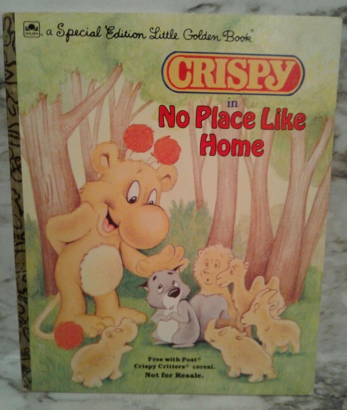 Crispy Critters Specia Ed Little Golden Book Cereal Premium No Place Like Home Ebay