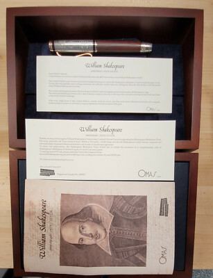 OMAS WILLIAM SHAKESPEARE STERLING SILVER LIMITED