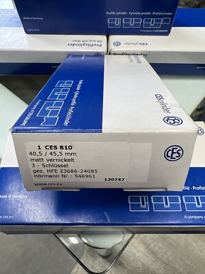 CES Profilzylinder 810 - 40,5/45,5 + 3 Schlüssel + Sicherungskarte neu
