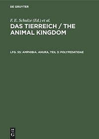 Amphibia. Anura, Teil 3: Polypedatidae | Buch | 9783111247663