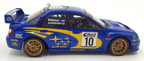 Autoart 1/18 Scale Diecast 80293 - Subaru Impreza WRC 2002 #10 T.Makinen - Picture 4 of 6
