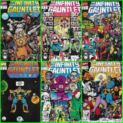 °INFINITY GAUNTLET #1 bis 6 von 6° US Marvel 1991 Jim Starlin/George Perez