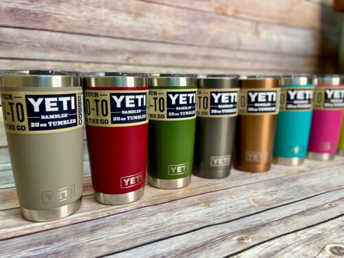 Yeti 20oz Stainless Steel Tumbler MagSlider Lid Coffee Cup Mug Vacuum Rambler