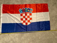 CROATIA  FLAG 3 x 5 '  FLAG -  3X5 INDOOR OUTDOOR COUNTRY FLAG