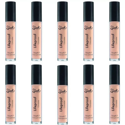 10er Pack Sleek Concealer Makeup Lifeproof 7,4 ml - Flat White 01 - Neu Versiegelt