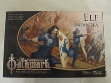 Oathmark Elf Infantry - 30 Multi Part Hard Plastic 28mm Figures Unpainted Osprey