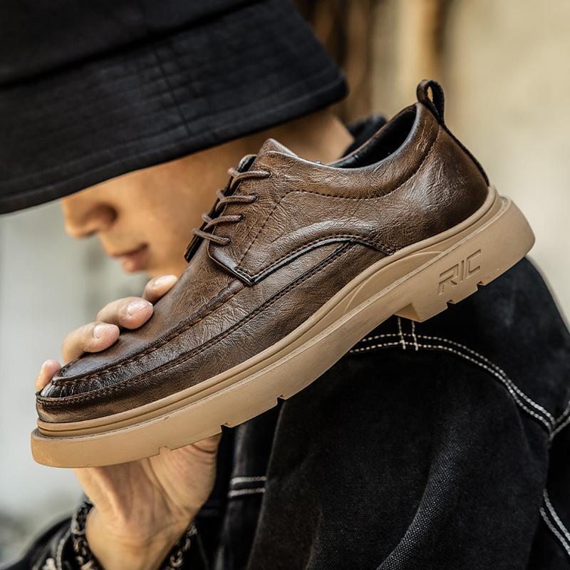 SAOLA Scarpe piatte alla moda uomo britanniche formal pump per il tempo libero business Oxfords stringate