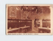 Postcard Antica Trattoria gia Paoli Via dei Tavolini Florence Italy
