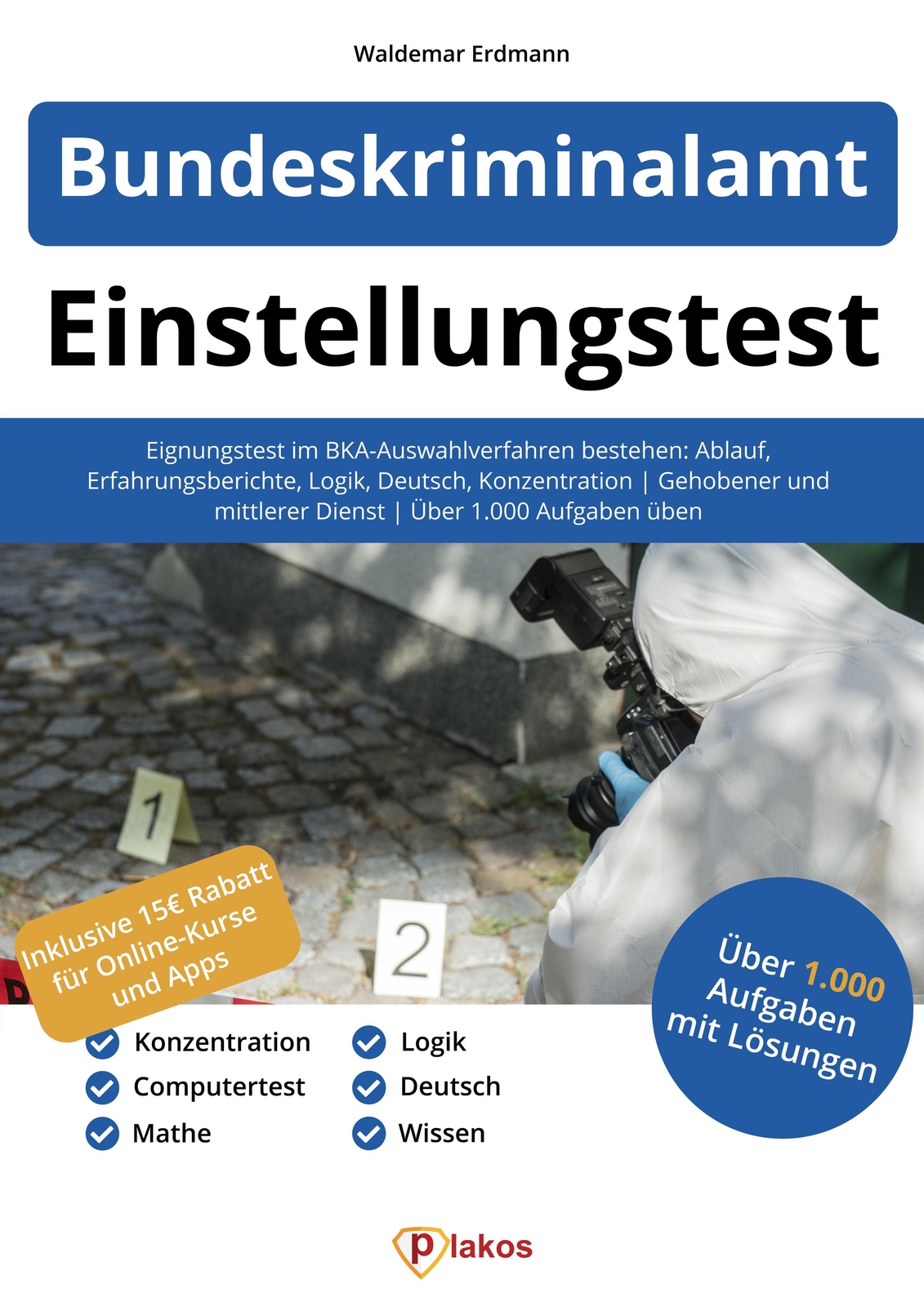 Thumbnail - Einstellungstest Bundeskriminalamt | Waldemar Erdmann | Taschenbuch |