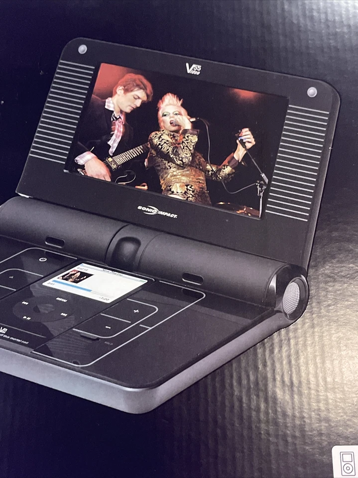 Sonic Impact Tech V55 Audio Video Player 30-PIN 5th Gen iPod 7" Screen NEW Black - Image 3 of 4