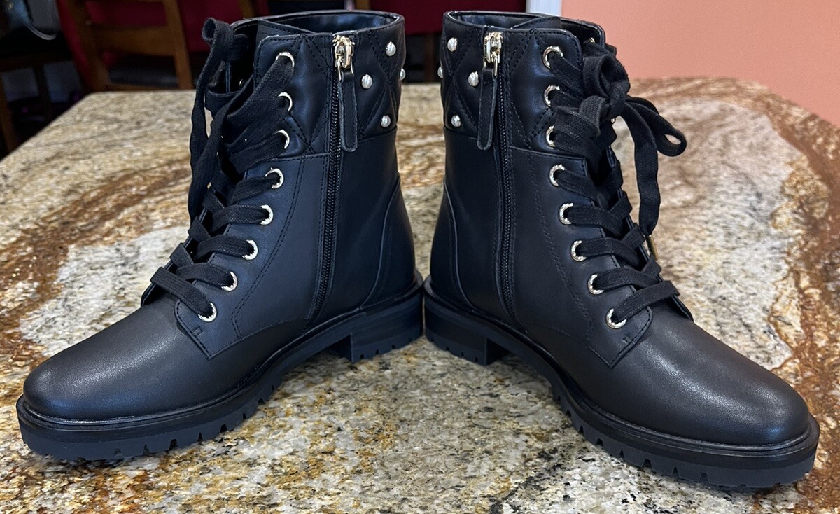 Kate Spade Billie Pearl Boots Black Size 6 Brand New | eBay