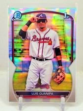 2023 Bowman Chrome 1st Luis Guanipa Refractor 119/499 Braves ROOKIE Silver RC SP