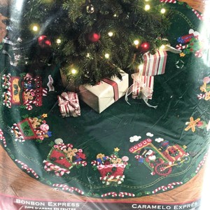 bucilla candy express tree skirt