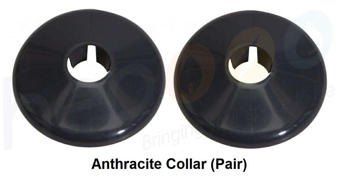Talon Radiator Pipe Collars Cover For 15mm Pipes Various Colours (Pair