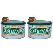 Briwax Teak Original Furniture Wax Polish, 16 Oz. (Pack of 2)