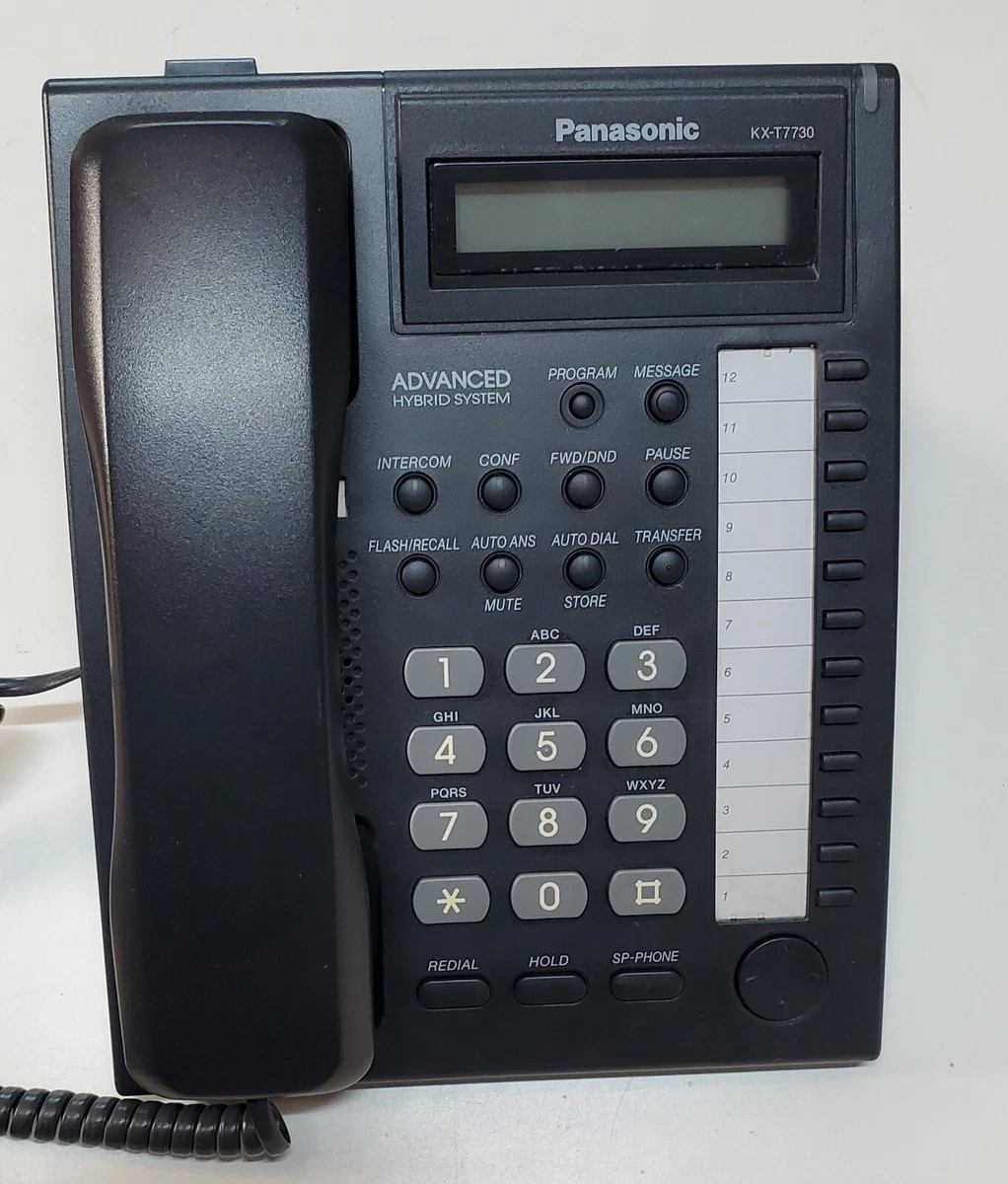 Panasonic Phone KX-T7730 Telephone -Black | eBay