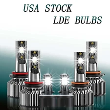 For Chevrolet Silverado 1500 1999-2002 LED Headlight Bulb Hi Lo+Fog Lights 6500K