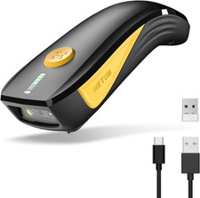 NETUM CS7501 QR Code Scanner – Upgraded Bluetooth Barcode Scanner, Mini Portable